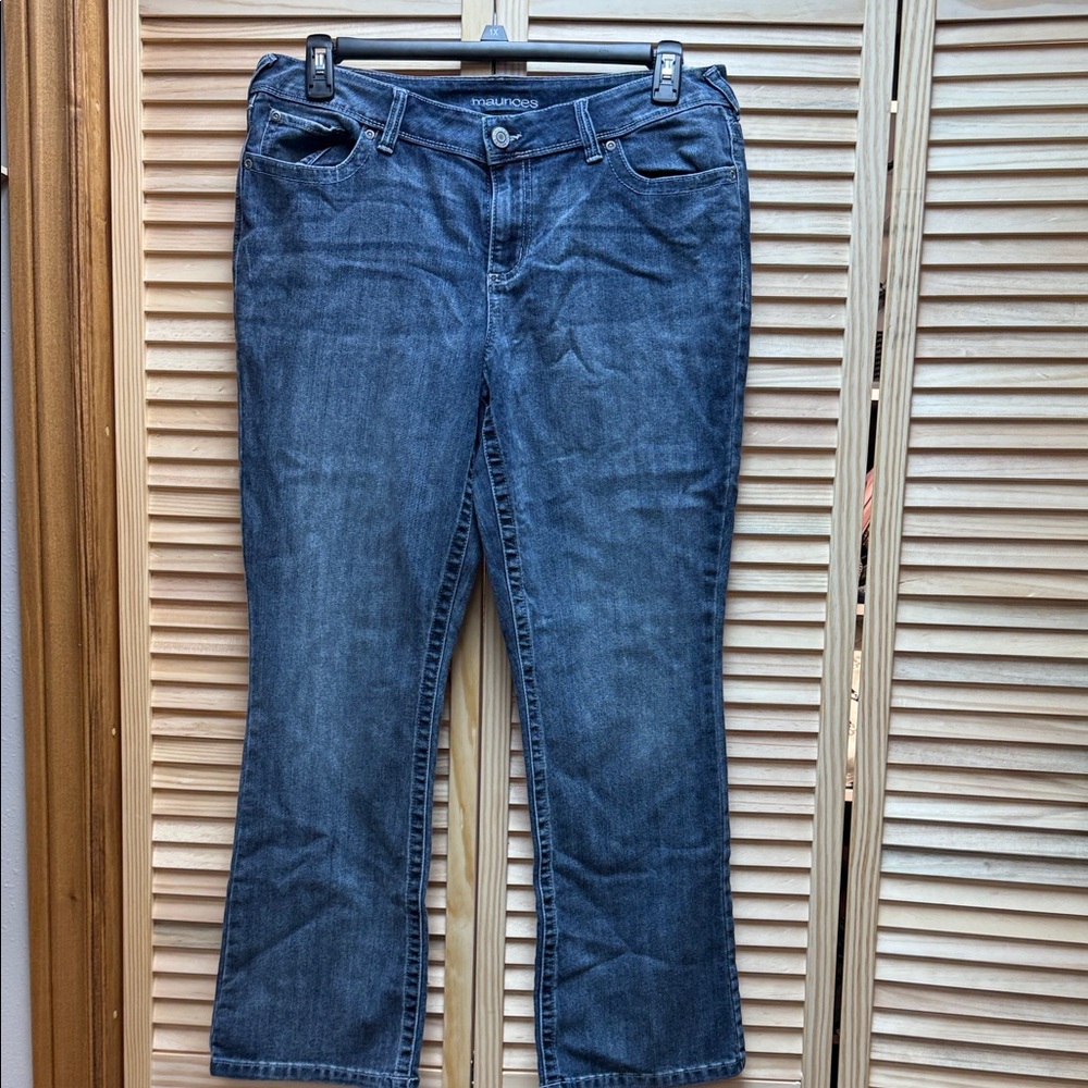 Maurices Dark Blue Boot Cut Jeans